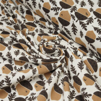 ORGANIC FRENCH TERRY ACORN MOCCA