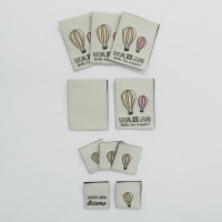 WOVEN LABEL SET AIRBALLOONS (10 pcs)