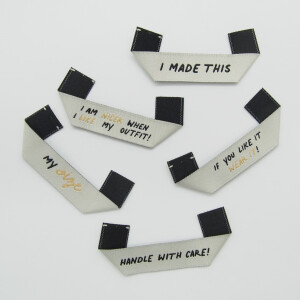 WOVEN LABEL HANGTAG MIX (5 pcs)