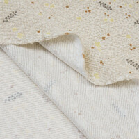 ORGANIC RIB JERSEY BLOSSOM CREME