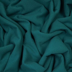 ORGANIC FRENCH TERRY BRUSHED PINE GREEN