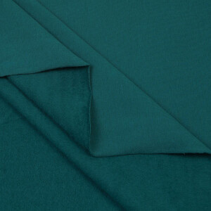 ORGANIC FRENCH TERRY BRUSHED PINE GREEN