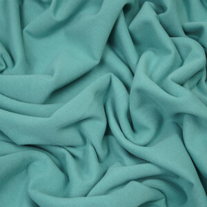 ORGANIC FRENCH TERRY BRUSHED SEA GREEN