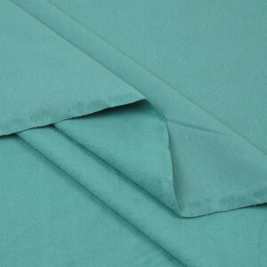 ORGANIC FRENCH TERRY BRUSHED SEA GREEN