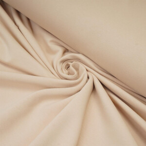 ORGANIC FRENCH TERRY BRUSHED PEACH SAND