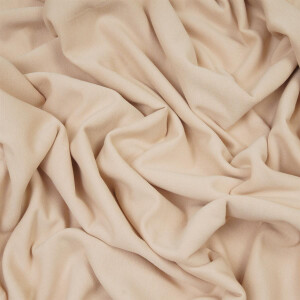 ORGANIC FRENCH TERRY BRUSHED PEACH SAND