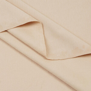 ORGANIC FRENCH TERRY BRUSHED PEACH SAND