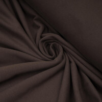 ORGANIC FRENCH TERRY BRUSHED MOCHA BROWN