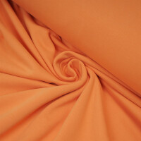 ORGANIC FRENCH TERRY BRUSHED TANGERINE ORANGE