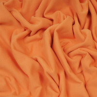 ORGANIC FRENCH TERRY BRUSHED TANGERINE ORANGE