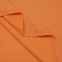 ORGANIC FRENCH TERRY BRUSHED TANGERINE ORANGE