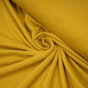 ORGANIC FRENCH TERRY BRUSHED HONEY YELLOW