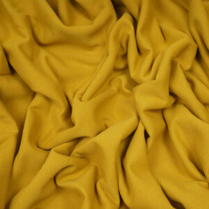 ORGANIC FRENCH TERRY BRUSHED HONEY YELLOW