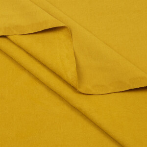 ORGANIC FRENCH TERRY BRUSHED HONEY YELLOW