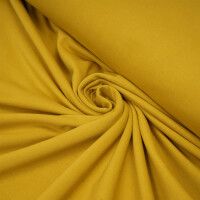 ORGANIC FRENCH TERRY BRUSHED HONEY YELLOW