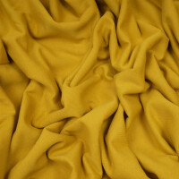 ORGANIC FRENCH TERRY BRUSHED HONEY YELLOW