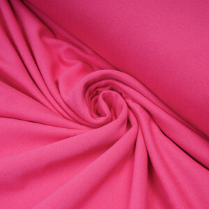 ORGANIC FRENCH TERRY BRUSHED HOT PINK