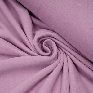 ORGANIC FRENCH TERRY BRUSHED DUSTY MAUVE
