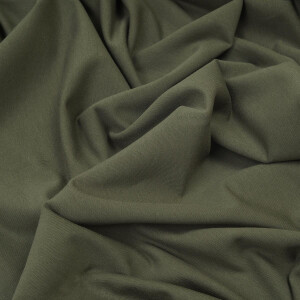 ORGANIC FRENCH TERRY BASIC GREEN IVY