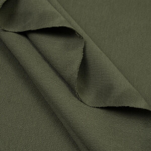 ORGANIC FRENCH TERRY BASIC GREEN IVY