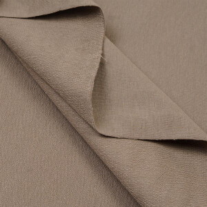 ORGANIC FRENCH TERRY BASIC HARE BROWN