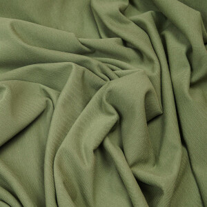 ORGANIC FRENCH TERRY BASIC SMOKE GREEN