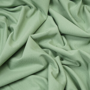 ORGANIC FRENCH TERRY BASIC SMOKE GREEN