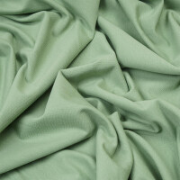 ORGANIC FRENCH TERRY BASIC SMOKE GREEN