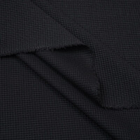 ORGANIC WAFFLE JERSEY COAL BLACK