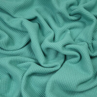ORGANIC WAFFLE JERSEY SEA GREEN