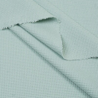 ORGANIC WAFFLE JERSEY MINT CREAM