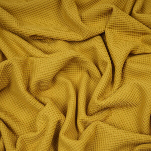 ORGANIC WAFFLE JERSEY HONEY YELLOW