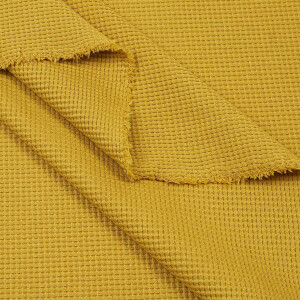 ORGANIC WAFFLE JERSEY HONEY YELLOW