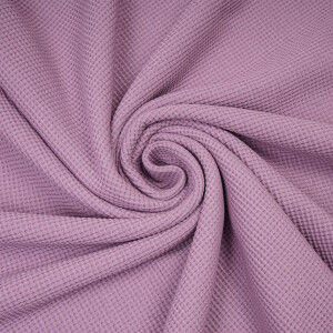ORGANIC WAFFLE JERSEY DUSTY MAUVE