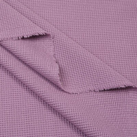 ORGANIC WAFFLE JERSEY DUSTY MAUVE