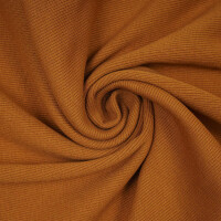 ORGANIC RIB 2X2 AMBER BROWN