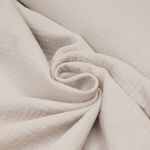 ORGANIC DOUBLE GAUZE BASIC LIGHT SAND