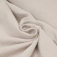 ORGANIC DOUBLE GAUZE BASIC LIGHT SAND