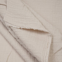 ORGANIC DOUBLE GAUZE BASIC LIGHT SAND
