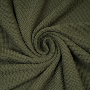 ORGANIC WAFFLE JERSEY GREEN IVY