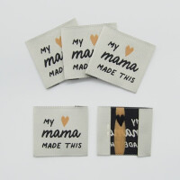 WOVEN LABEL MY MAMA MADE THIS (5 pcs)