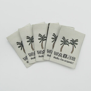 WOVEN LABEL PALMS (5 pcs)