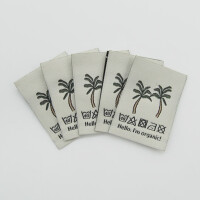 WOVEN LABEL PALMS (5 pcs)