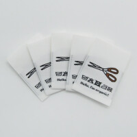 WOVEN LABEL SCISSORS (5 pcs)
