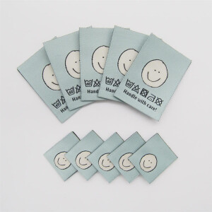 WOVEN LABEL SET SMILEY (10 pcs)