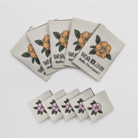 WOVEN LABEL SET FLORETTE (10 pcs)