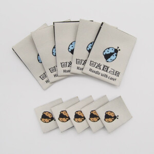 WOVEN LABEL SET LADYBUG (10 pcs)