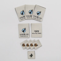 WOVEN LABEL SET LADYBUG (10 pcs)