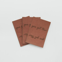 FAUX LEATHER LABEL YOU GOT THIS (3 pcs)