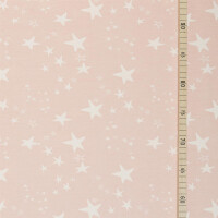 ORGANIC JERSEY STARS DUSTY PINK